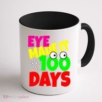 Eye Made It 100 Days Of school Coffee Mug thumb 1