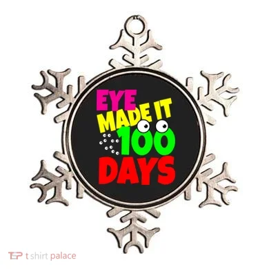 Eye Made It 100 Days Of school Ornament