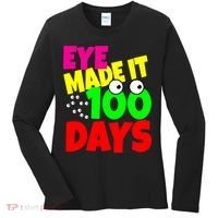 Eye Made It 100 Days Of school Women's Long Sleeve Shirt thumb 0