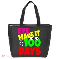 Eye Made It 100 Days Of school Tote Bag thumb 0