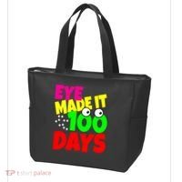Eye Made It 100 Days Of school Tote Bag thumb 3