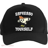 Espresso Yourself Funny Coffee Lover Five-Panel Snapback Cap thumb 0