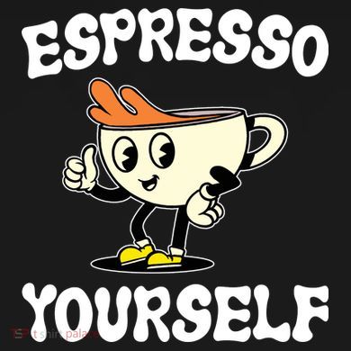 Espresso Yourself Funny Coffee Lover Sustainable Bucket Hat