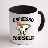 Espresso Yourself Funny Coffee Lover Coffee Mug thumb 1