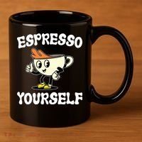 Espresso Yourself Funny Coffee Lover 11oz C Handle Ceramic Mug thumb 3