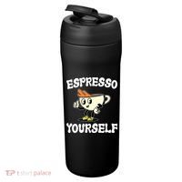 Espresso Yourself Funny Coffee Lover 24oz Duet Stainless Steel Tumbler thumb 3