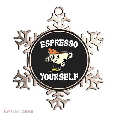 Espresso Yourself Funny Coffee Lover Ornament