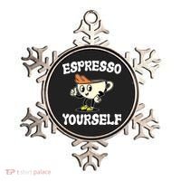 Espresso Yourself Funny Coffee Lover Ornament thumb 0