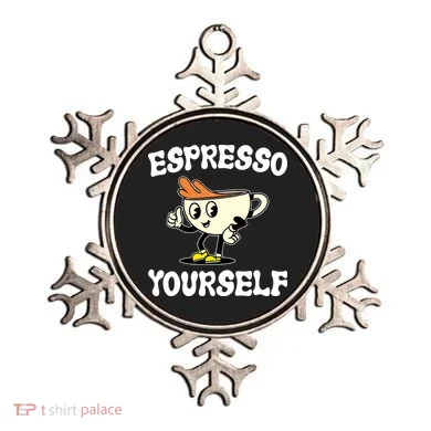 Espresso Yourself Funny Coffee Lover Ornament