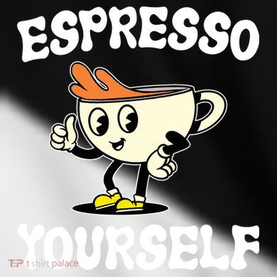 Espresso Yourself Funny Coffee Lover Toddler Fine Jersey T-Shirt