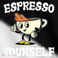 Espresso Yourself Funny Coffee Lover Toddler Fine Jersey T-Shirt thumb 2