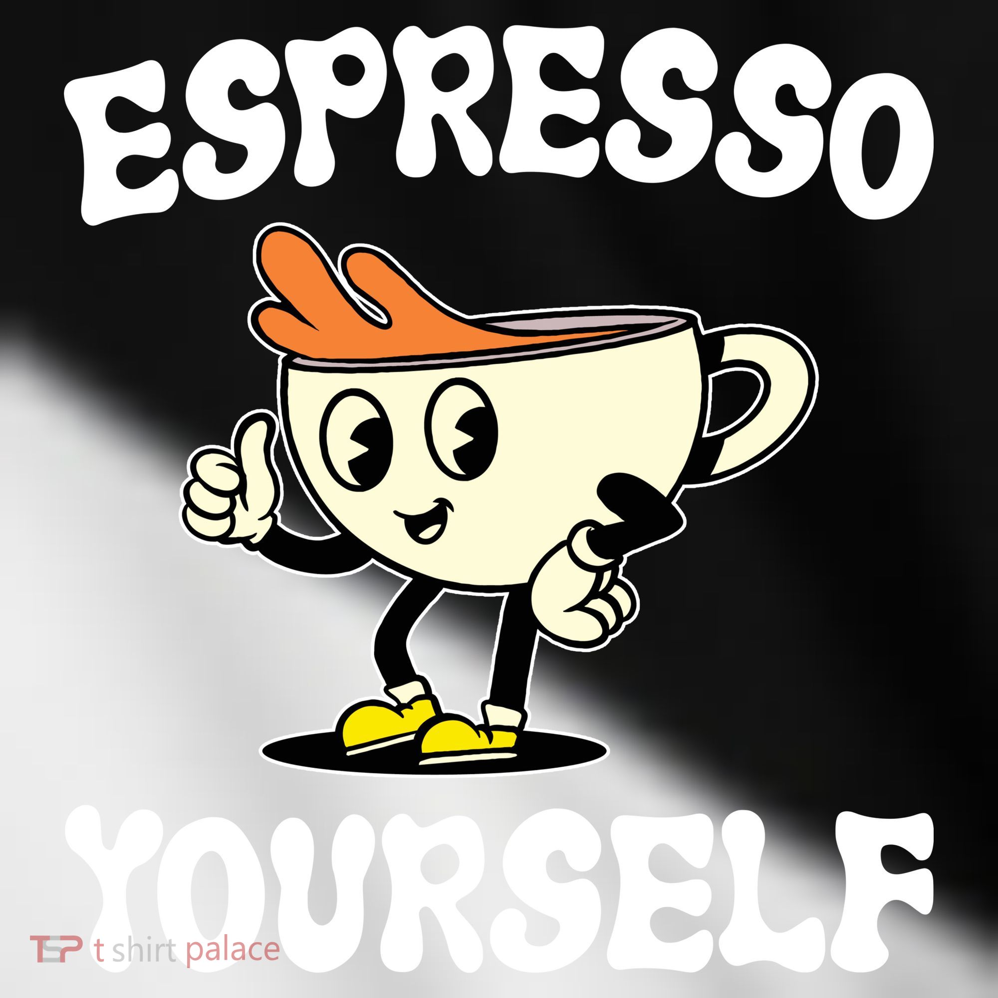 Espresso Yourself Funny Coffee Lover Toddler Fine Jersey T-Shirt