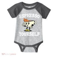 Espresso Yourself Funny Coffee Lover Infant Baby Jersey Bodysuit thumb 0