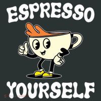 Espresso Yourself Funny Coffee Lover Infant Baby Jersey Bodysuit thumb 2
