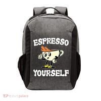 Espresso Yourself Funny Coffee Lover Vector Backpack thumb 0