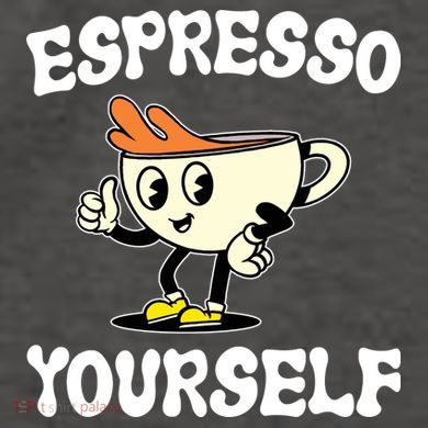 Espresso Yourself Funny Coffee Lover Vector Backpack