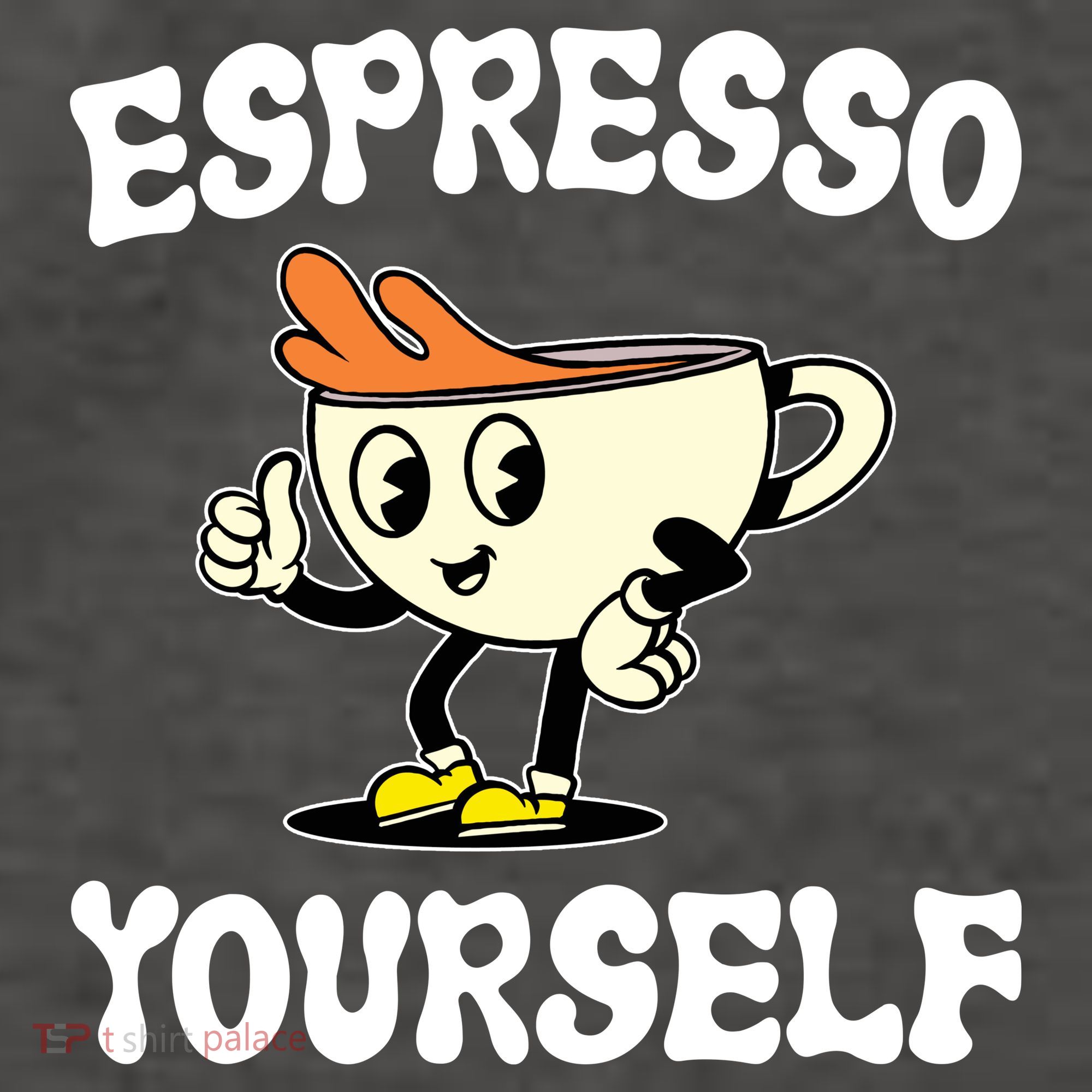 Espresso Yourself Funny Coffee Lover Vector Backpack