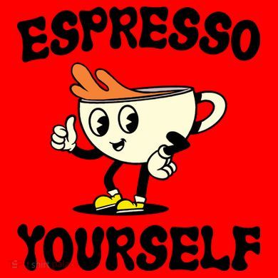Espresso Yourself Funny Coffee Lover Santa Hat