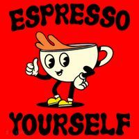 Espresso Yourself Funny Coffee Lover Santa Hat thumb 1