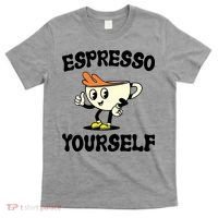 Espresso Yourself Funny Coffee Lover T-Shirt thumb 0