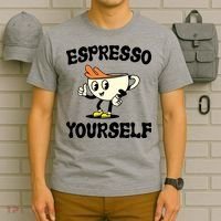 Espresso Yourself Funny Coffee Lover T-Shirt thumb 6
