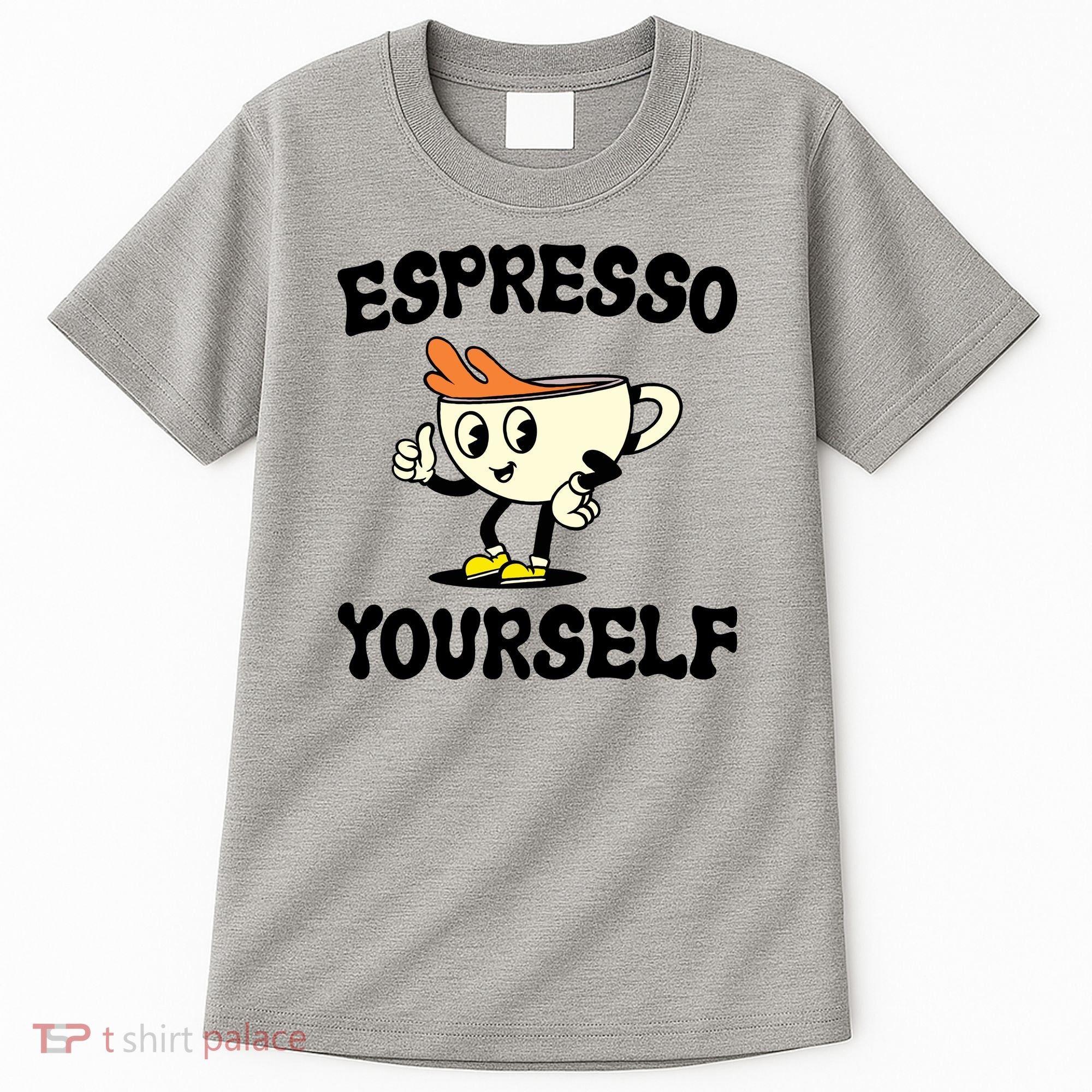 Espresso Yourself Funny Coffee Lover Tall T-Shirt