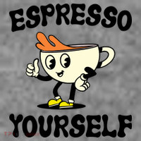 Espresso Yourself Funny Coffee Lover Pom Pom 12in Knit Beanie thumb 2
