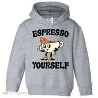 Espresso Yourself Funny Coffee Lover Toddler Hoodie thumb 0