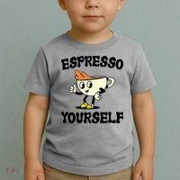Espresso Yourself Funny Coffee Lover Toddler T-Shirt thumb 2