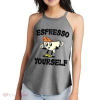 Espresso Yourself Funny Coffee Lover Women's Perfect Tri Rocker Tank thumb 2
