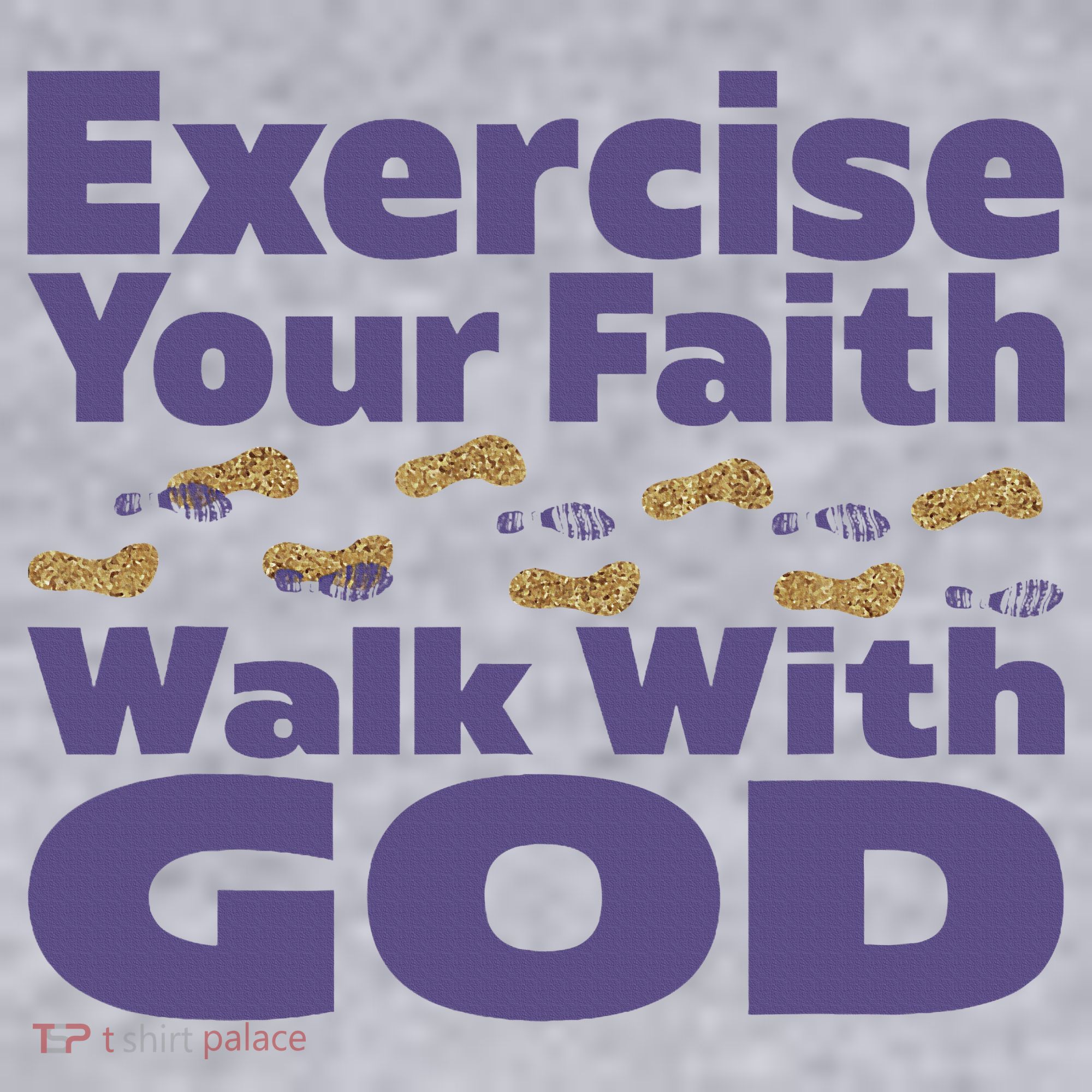 Exercise Your Faith Walk With God Christian Women's Sweatshirt