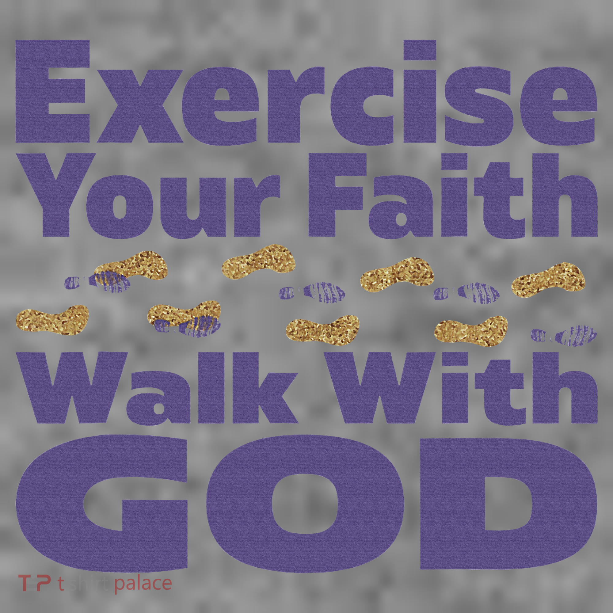 Exercise Your Faith Walk With God Christian Toddler Hoodie