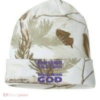 Exercise Your Faith Walk With God Christian Kati Licensed 12" Camo Cuffed Beanie thumb 0