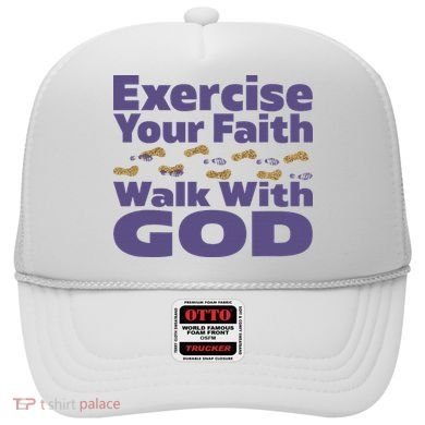 Exercise Your Faith Walk With God Christian Hat
