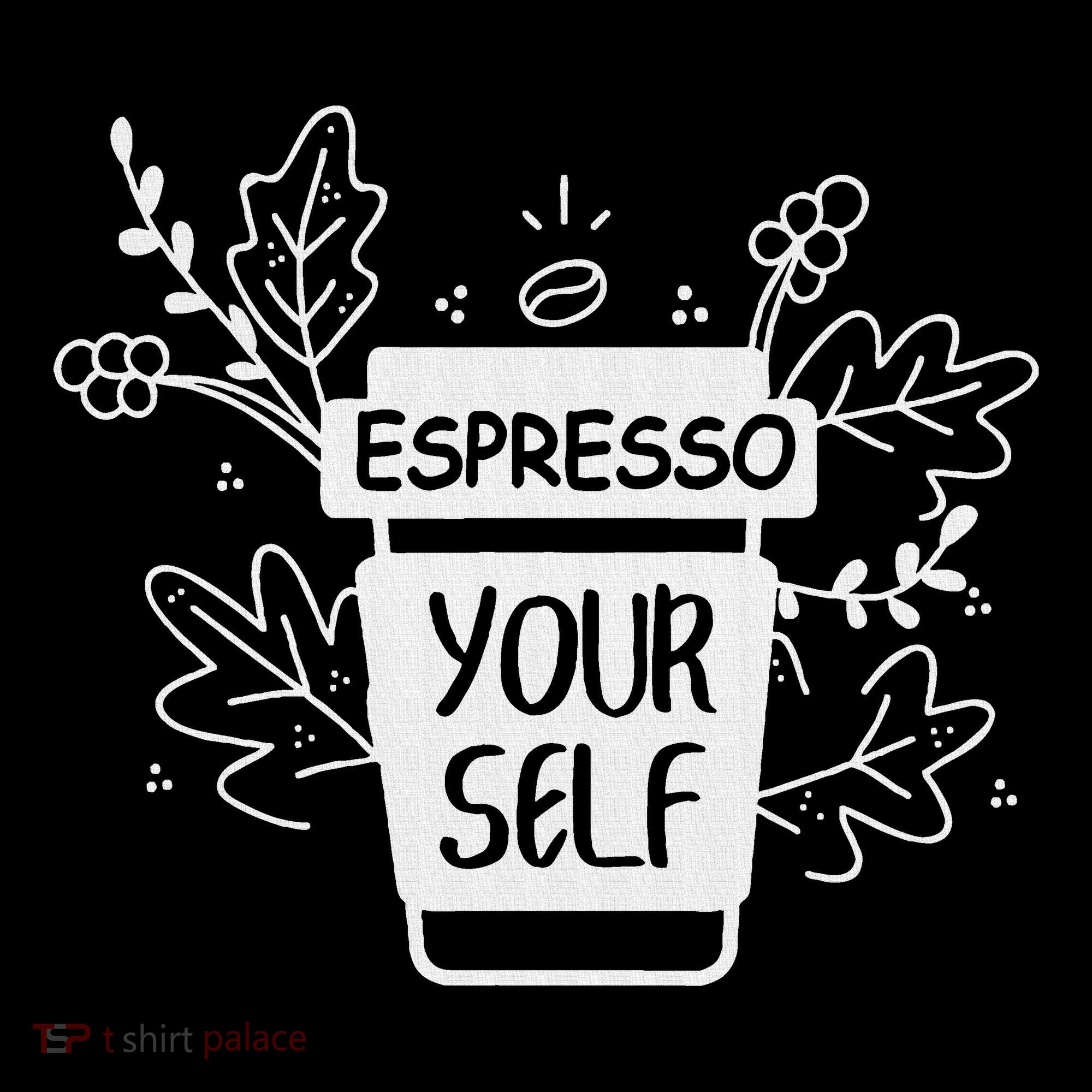 Espresso Yourself Funny Coffee Caffeine Lover Barista Women's Hoodie