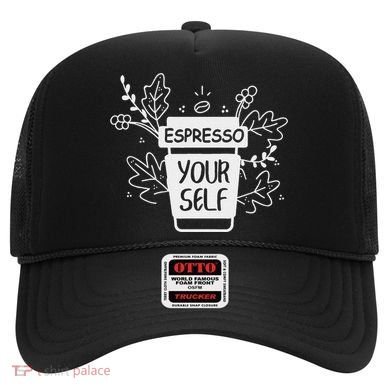 Espresso Yourself Funny Coffee Caffeine Lover Barista Hat