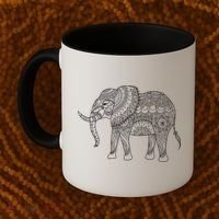 Elephant Yoga Gift Coffee Mug thumb 2