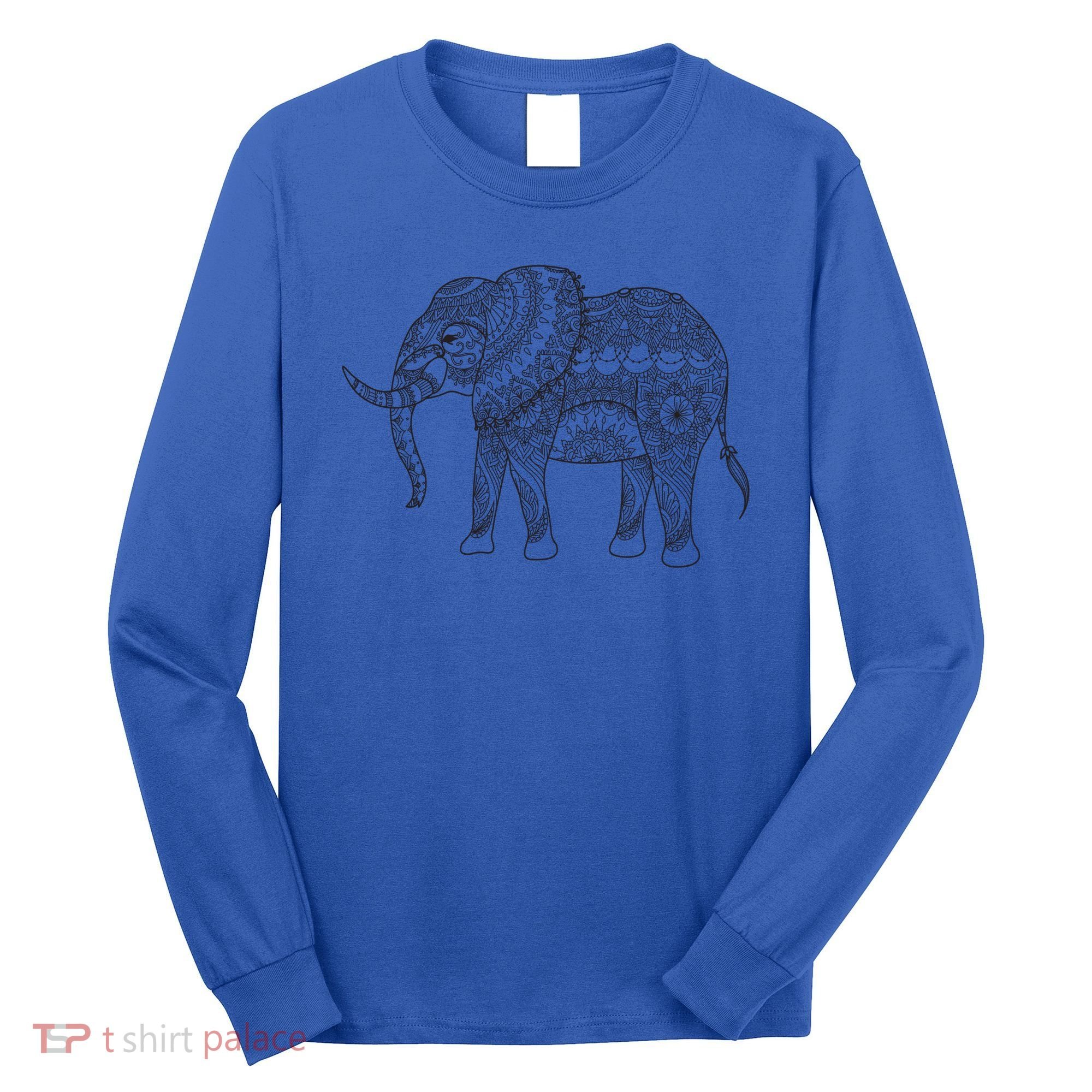 Elephant Yoga Gift Long Sleeve Shirt