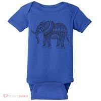 Elephant Yoga Gift Baby Bodysuit thumb 0