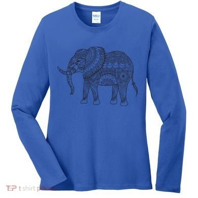 Elephant Yoga Gift Women's Long Sleeve Shirt