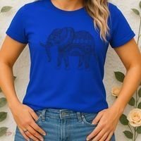 Elephant Yoga Gift Women's T-Shirt thumb 2