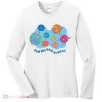 Ew You Have Humans Funny Earth Planet Women's Long Sleeve Shirt thumb 0
