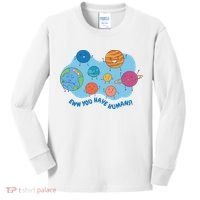 Ew You Have Humans Funny Earth Planet Kids Long Sleeve Shirt thumb 0