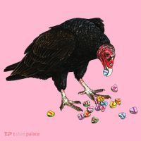 Eat Your Heart Out Turkey Vulture Snack Attack Coaster thumb 2