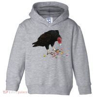Eat Your Heart Out Turkey Vulture Snack Attack Toddler Hoodie thumb 0