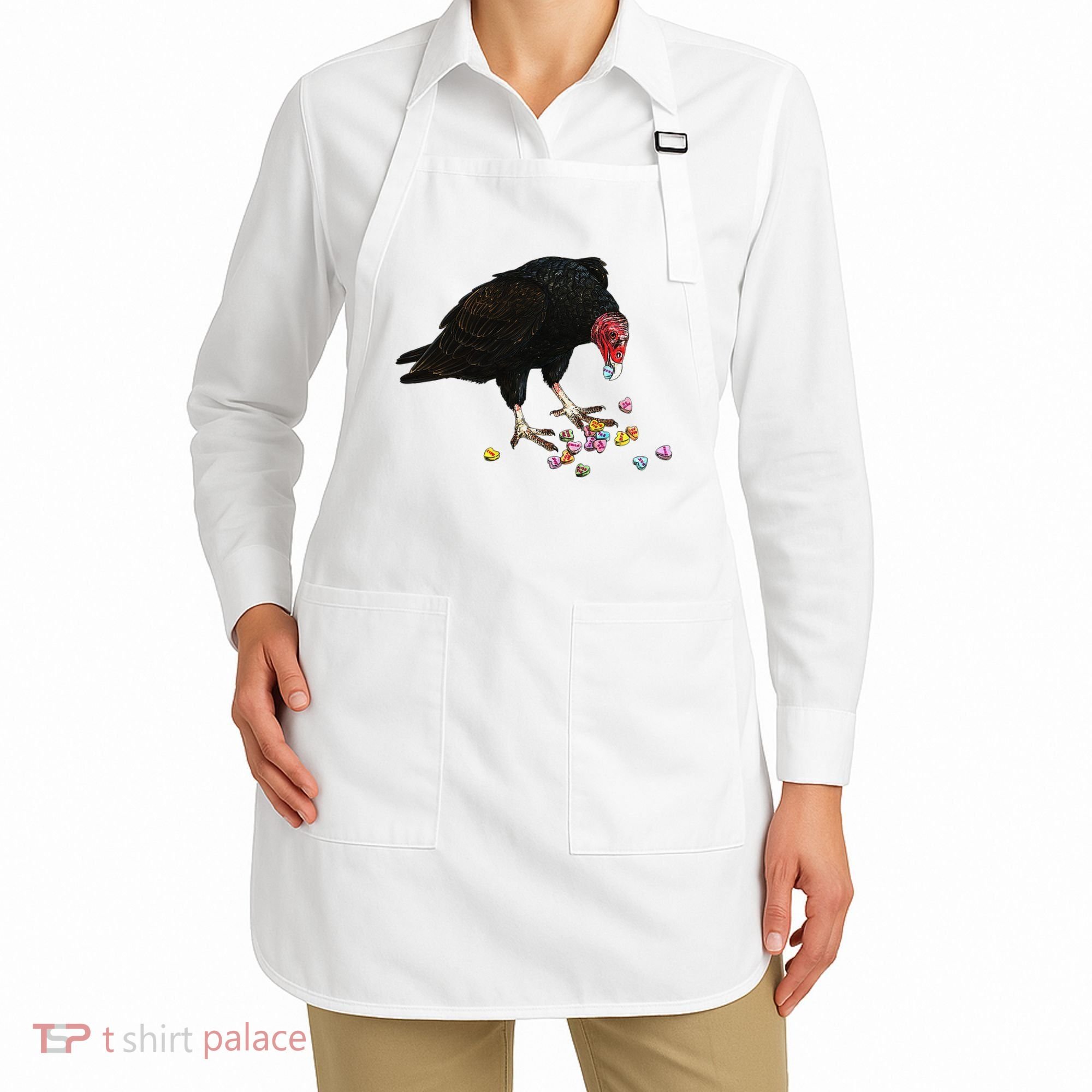 Eat Your Heart Out Turkey Vulture Snack Attack Apron