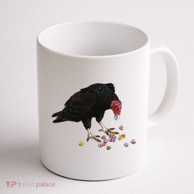 Eat Your Heart Out Turkey Vulture Snack Attack Coffee Mug back