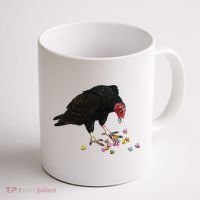 Eat Your Heart Out Turkey Vulture Snack Attack Coffee Mug thumb 1
