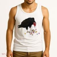 Eat Your Heart Out Turkey Vulture Snack Attack Tank Top thumb 3
