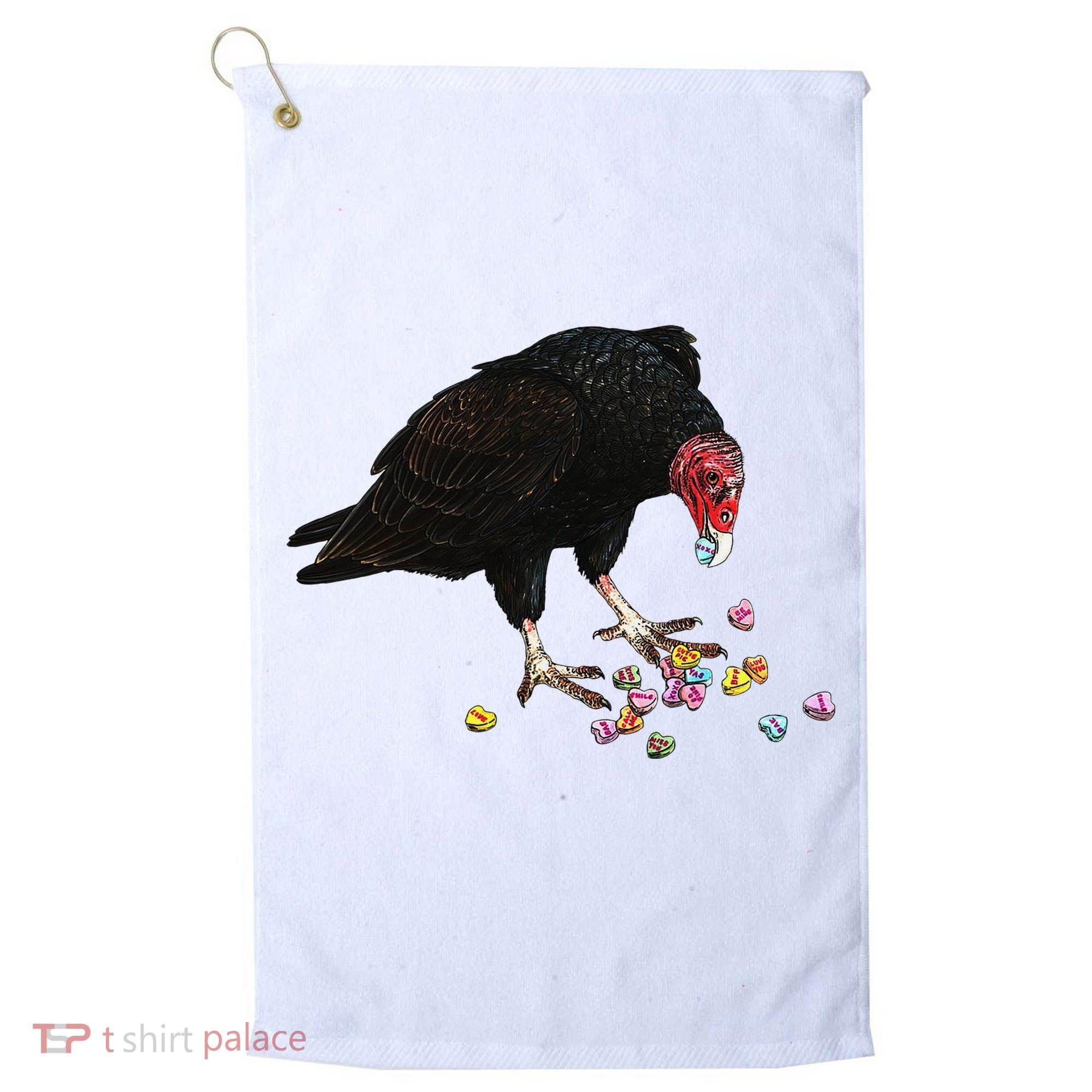 Eat Your Heart Out Turkey Vulture Snack Attack Golf Towel
